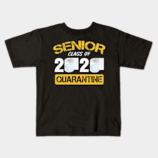 Senior Class Of 2020 Quarantine Toilet Paper Graduation Sunset Vintage Tee Kids T-Shirt